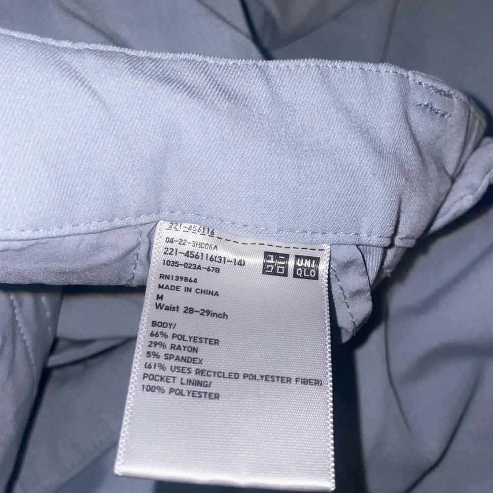 Uniqlo baby blue trousers - Picture 5 of 5